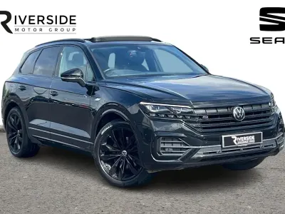 Used VW Touareg Black Edition 286 HP (210 kW) 2023 Grenadilla black SUV