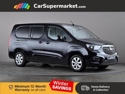 Black Used 2022 Vauxhall Combo MPV | £15,697 (Expensive)