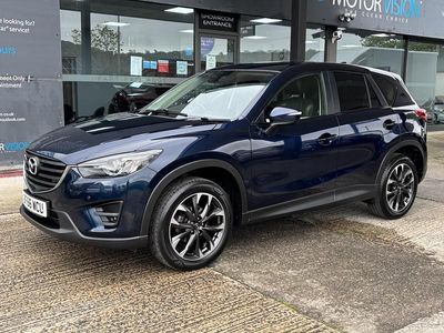 Second-hand Mazda CX-5 Inclusive 175 CP (128 kW) 2016 Albastru SUV