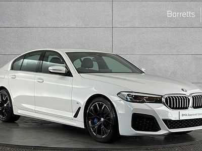 White Used 2022 BMW 530 M Sport | £33,995 (Fair price)