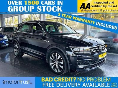 Black Used 2019 VW Tiguan R-line SUV | £21,195 (Fair price)