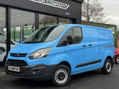 Used Ford Transit Custom 105 HP (77 kW) 2017 Blue Van