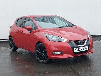 Red Used 2022 Nissan Micra Tekna Hatchback | £11,998 (Fair price)