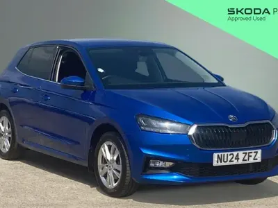 Used Skoda Fabia SE L 116 HP (85 kW) 2024 Blue Hatchback