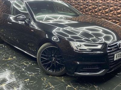 Used Audi A4 Black Edition 150 HP (110 kW) 2017 Black Estate