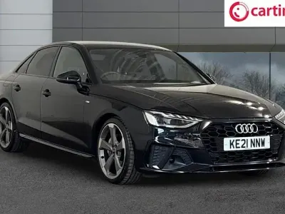 Used Audi A4 Black Edition 204 HP (150 kW) 2021 Black Sedan