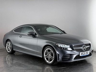 Used Mercedes C220 AMG line 194 HP (142 kW) 2021 Grey Coupe