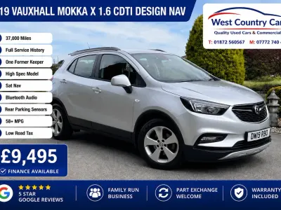 Used Vauxhall Mokka X Design Edition 136 HP (100 kW) 2019 Silver SUV