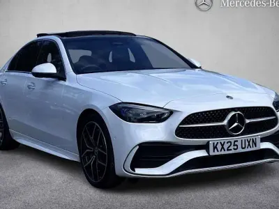 Used Mercedes C220 AMG line 200 HP (147 kW) 2025 White Sedan