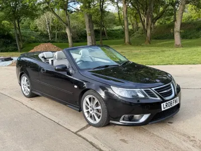 Begagnad Saab 9-3 Cabriolet Aero 2008 Svart Cab