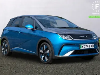 Used BYD Dolphin Design 150 kW (204 HP) 2024 Blue/grey Hatchback