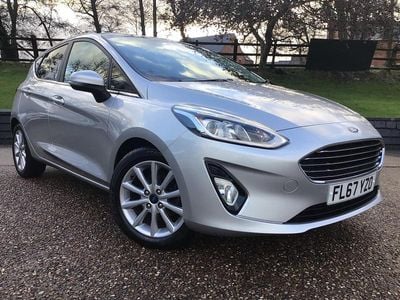 Used Ford Fiesta Titanium 2017 Silver Hatchback