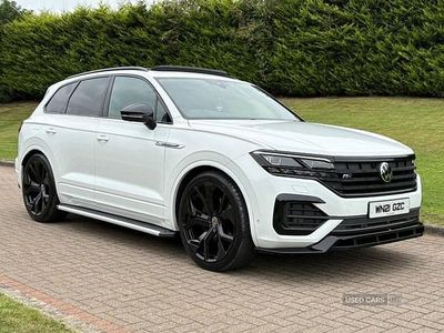 White Used 2021 VW Touareg Black Edition SUV | £33,495 (Fair price)