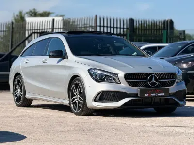 Used Mercedes CLA220 Shooting Brake AMG line 177 HP (130 kW) 2018 Silver Estate