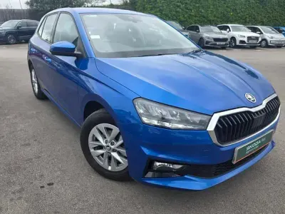 Used Skoda Fabia Comfort 70 HP (51 kW) 2023 Race blue metallic Hatchback