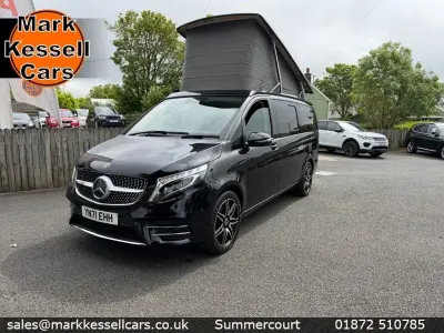 Używany Mercedes V300 Marco Polo 2022 Czarny Minivan