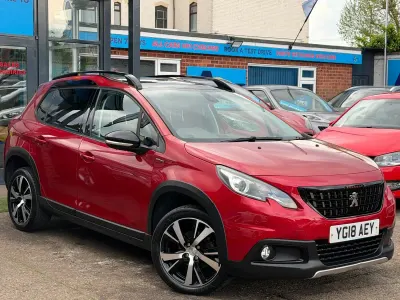 Used Peugeot 2008 GT-line 100 HP (73 kW) 2018 Red SUV