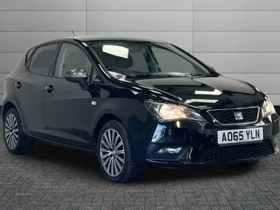 Used Seat Ibiza CONNECT 89 HP (65 kW) 2016 Black Hatchback
