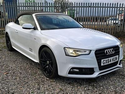 Used Audi A5 Cabriolet S-Line 2014 White Cabriolet