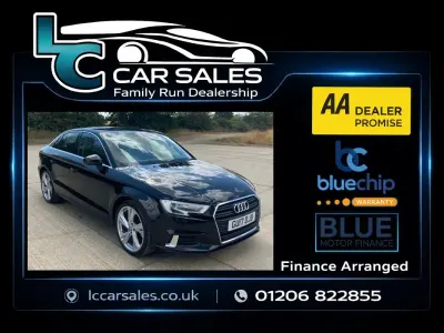 Used Audi A3 Sport 150 HP (110 kW) 2017 Black Sedan
