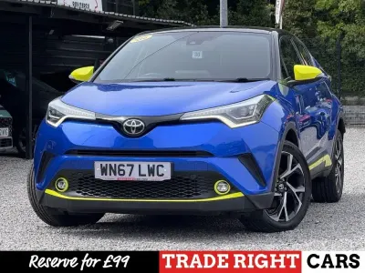 Used Toyota C-HR 115 HP (84 kW) 2017 Blue SUV