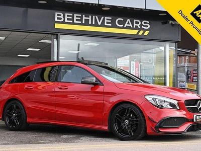 Used Mercedes CLA200 Shooting Brake AMG line 136 HP (100 kW) 2018 Red Estate
