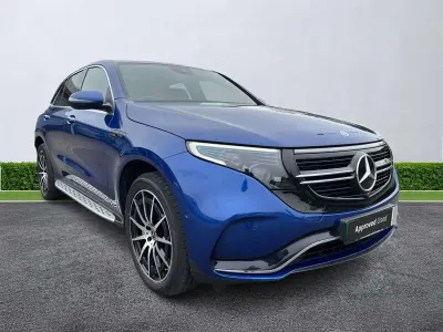 Usado Mercedes EQC400 AMG line 300 kW (408 CV) 2023 Azul SUV