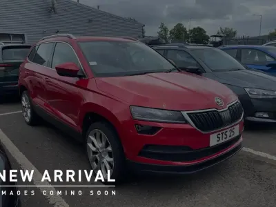 Used Skoda Karoq 147 HP (108 kW) 2020 Velvet red metallic SUV