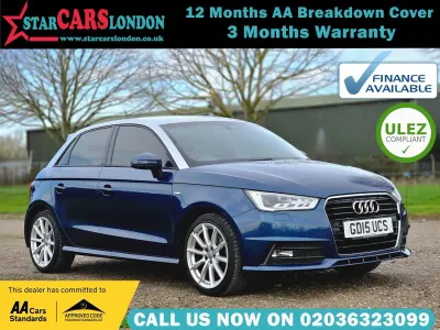 Usado Audi A1 Sportback S-Line 2015 Azul Utilitario