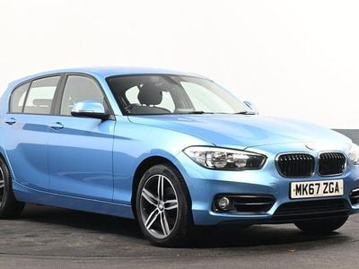 Usado BMW 118 Sport Line 148 HP (108 kW) 2017 Azul Citadino