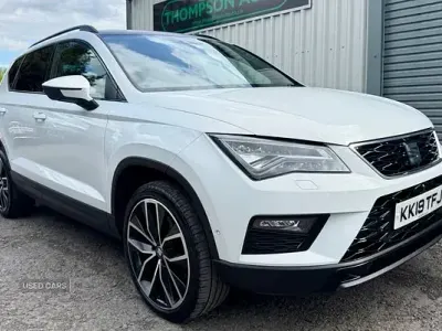 Begagnad Seat Ateca XCELLENCE Lux 150 HK (110 kW) 2019 Vit SUV
