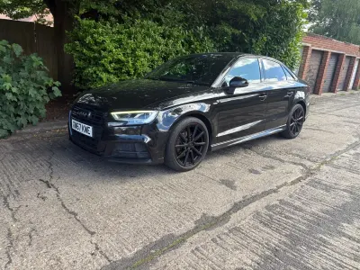 Used Audi A3 Black Edition 150 HP (110 kW) 2018 Black Sedan