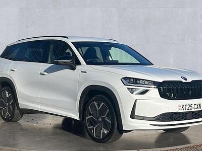 White Used 2025 Skoda Kodiaq SportLine SUV | £38,600 (A bit pricey)