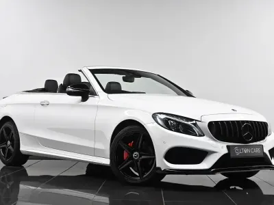Used Mercedes C220 AMG line 2017 Pink Cabriolet