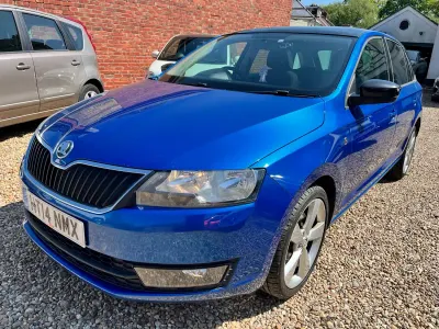 Begagnad Skoda Rapid Elegance 2014 Blå Halvkombi