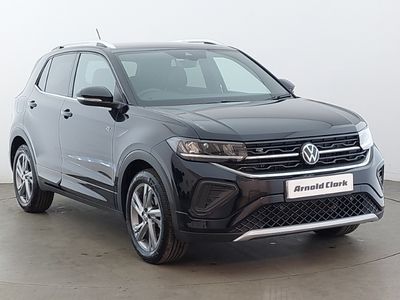 Black Used 2024 VW T-Cross R-line SUV | £23,998 (A bit pricey)