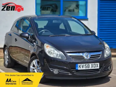 Used Vauxhall Corsa 2008 Black Hatchback