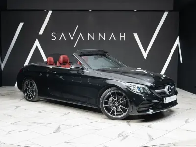 Używany Mercedes C200 AMG Line Premium 198 KM (145 kW) 2018 Czarny Kabriolet