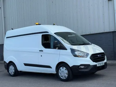 Used Ford Transit Custom 130 HP (95 kW) 2019 White Van
