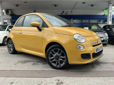 Used Fiat 500 S 69 HP (50 kW) 2014 Yellow Hatchback