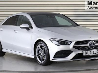 Used Mercedes CLA180 AMG Line Premium Plus 136 HP (100 kW) 2021 Silver Sedan