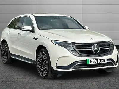 Used Mercedes EQC400 AMG Line Premium 300 kW (408 HP) 2022 White SUV