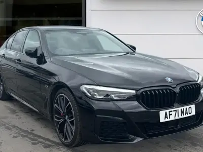 Used BMW 545e M Sport 389 HP (286 kW) 2021 Black Sedan