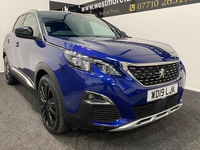 Begagnad Peugeot 3008 GT-line 130 HK (95 kW) 2019 Blå SUV