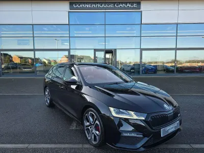 Used Skoda Octavia vRS 245 HP (180 kW) 2022 Black Estate