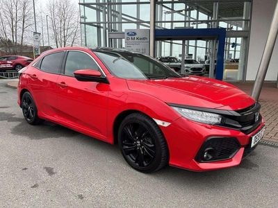 Used Honda Civic EX 2019 Red Hatchback