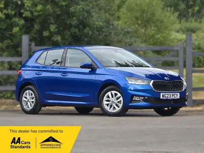 Used Skoda Fabia Comfort 95 HP (69 kW) 2023 Blue Hatchback