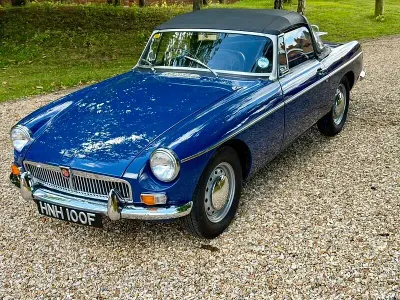 Used MG B 95 HP (69 kW) 1968 Blue Cabriolet