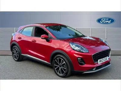 Used Ford Puma Titanium 123 HP (90 kW) 2021 Red SUV