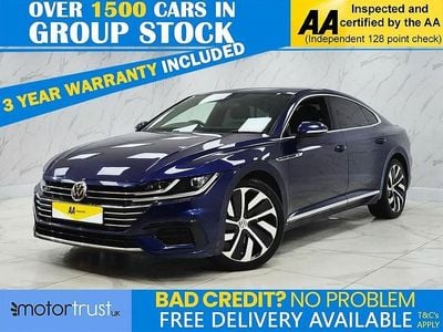 Used VW Arteon R-line 190 HP (139 kW) 2018 Blue Hatchback